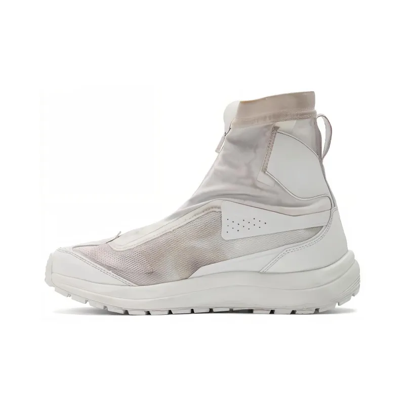 11 BY BORIS BIDJAN SABERI x SALOMON Bamba 2 Cushioned Wear-Resistant Coverage High-Top Running Shoes Women's Light Gray-0