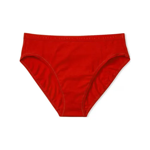 Victoria's Secret PINK Stretch Cotton High-Leg Brief Panty / Lipstick Underpants Women's 1 Pack Red