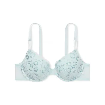 Victoria's Secret PINK Sexy Tee Lace Lightly Lined Front Bra/Ballad Blue Bra Women's Turquoise