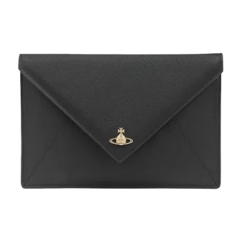 Vivienne Westwood PU Polyurethane Clutch Women's Black