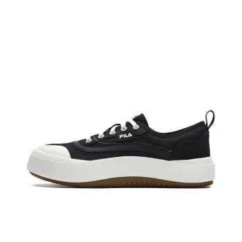 FILA JELLYFISH Anti Slip And Wear Resistant Height Increasing Low Top Canvas Shoes Men's Black