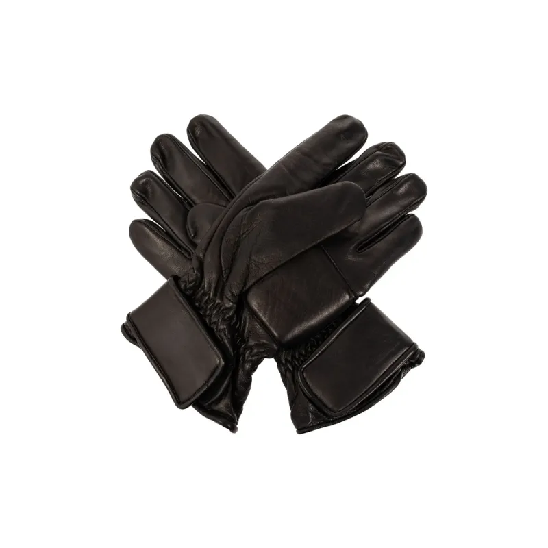 Fear Of God Logo-plaque Leather Gloves-1