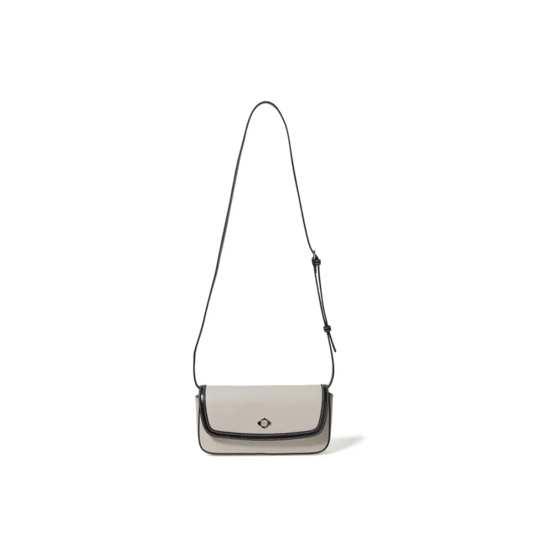 ORYANY Leather Portable Crossbody Bag Shoulder Bag Women's Ecru-1
