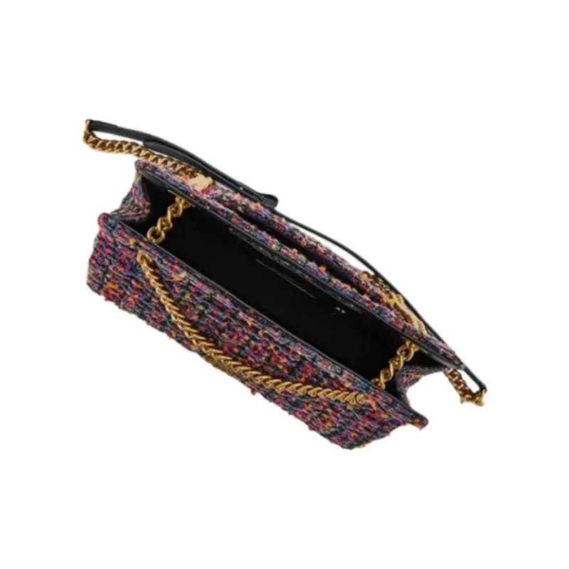 Laurence & Chico Polyester Portable Crossbody Bag Shoulder Bag Medium Size Women's Dark Blue/Red-6