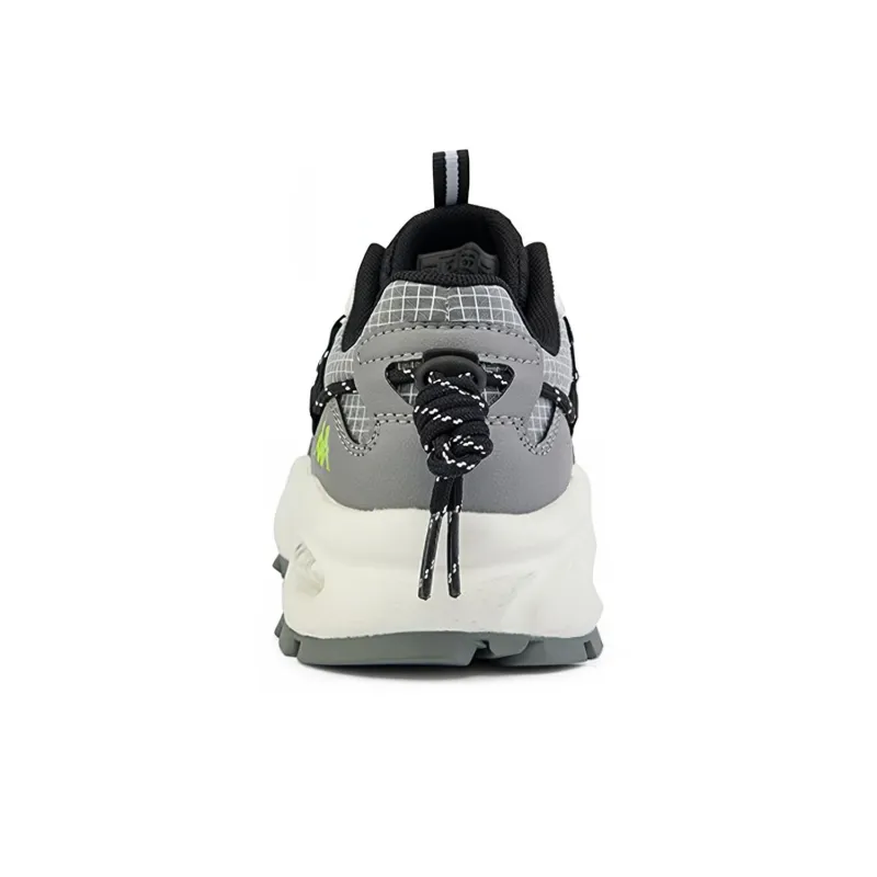 Kappa Shock Absorbers With Slip Resistant And Abrasion Resistant Properties Low Top Chunky Sneakers Unisex Black-3