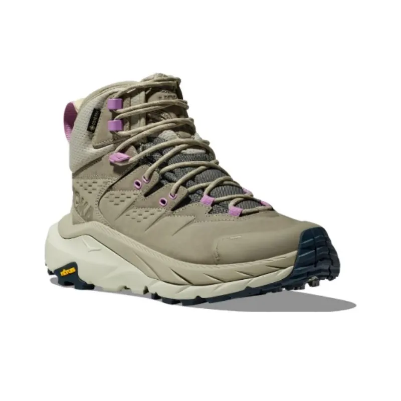 HOKA ONE ONE Kaha 2 GTX Celadon Cushioning, Wear Resistant High Top Outdoor Shoes Men's Gray-2