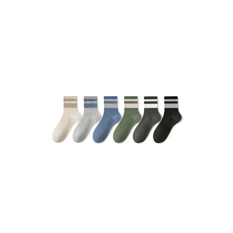 B&C.Room Unisex Mid Calf Socks-7
