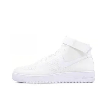 Nike Af1 Ultra Flyknit Mid White/White