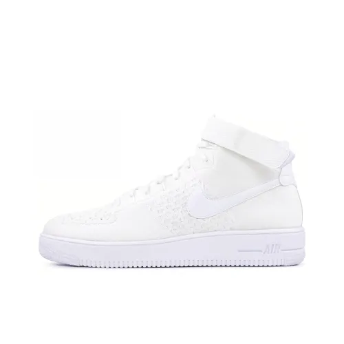 Nike Af1 Ultra Flyknit Mid White/White