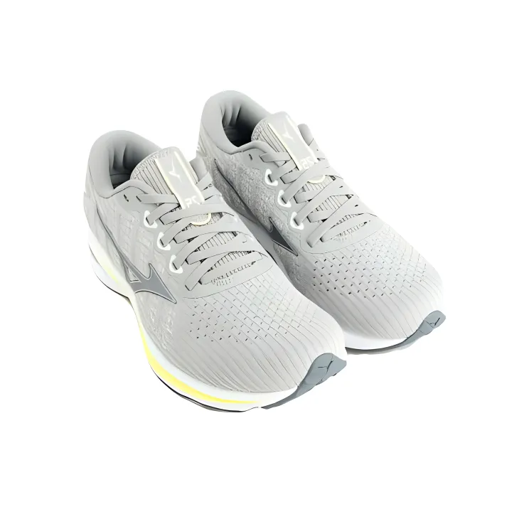 Mizuno Women's Wave Rider 25 Waveknit Wide 'Grey Green' Women's-3