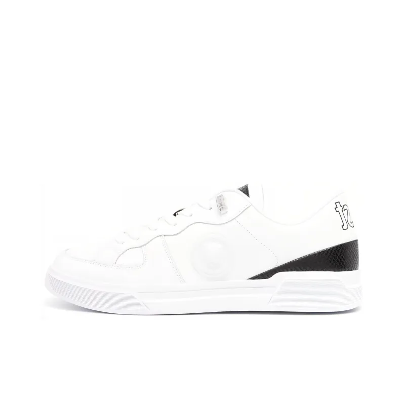 Just Cavalli Logo-patch Leather Sneakers-0