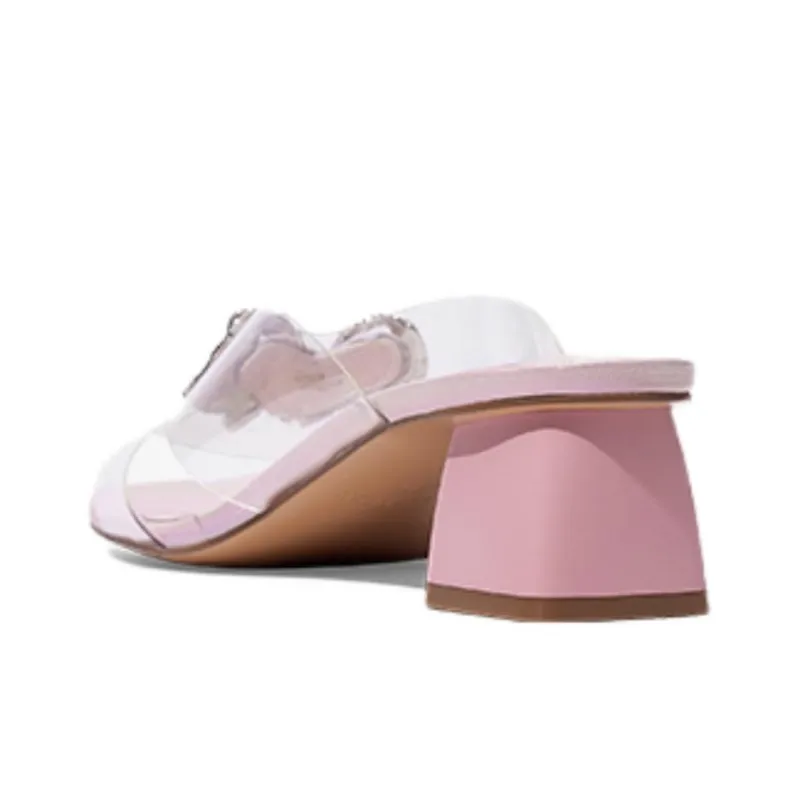 ZSAZSAZSU Rubber Sole Slide Slippers Women's Light Pink-3