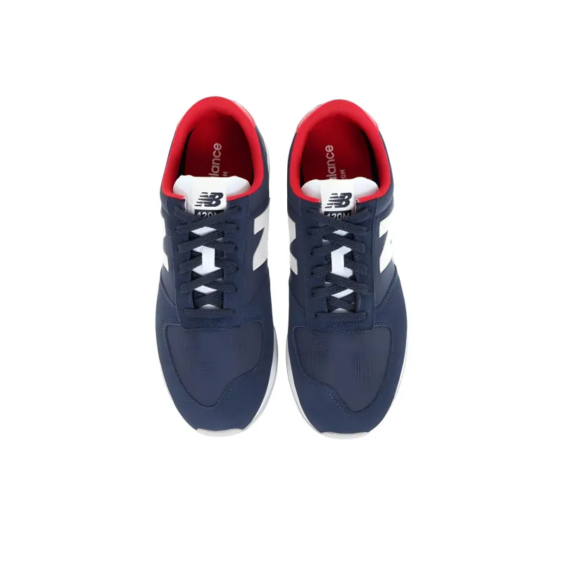 New Balance NB 420 Shock Absorbers With Slip Resistant Features Low Top Casual Running Shoes Unisex Blue Red-3