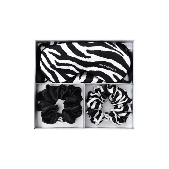 SILKY MIRACLE Hair Ties Women's Zebra Box