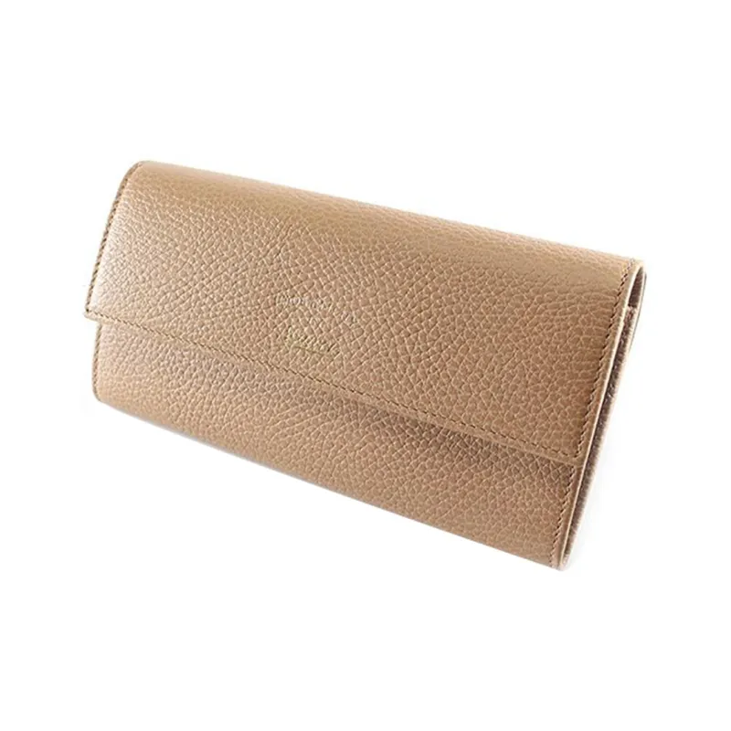 GUCCI Calfskin Clutches Wallets Women's Rose Beige/Light Blue-2