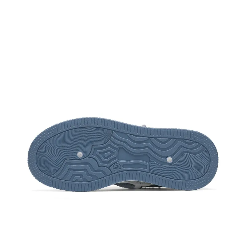 Warrior Denim Puffy Shoes Breathable Low-Top Skateboard Shoes Unisex-18