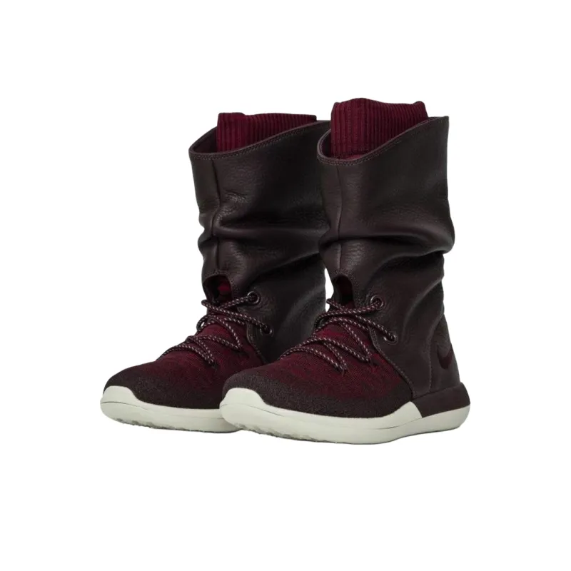Nike Roshe Two Hi Flyknit Deep Burgundy Women's-2