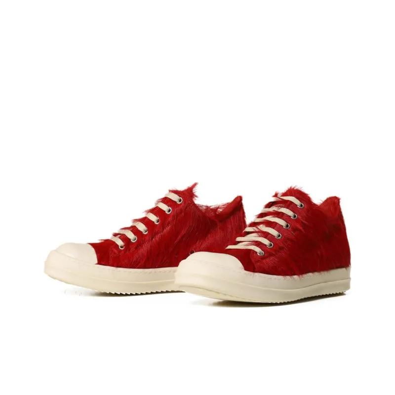 RICK OWENS Fur-design Sneakers-2