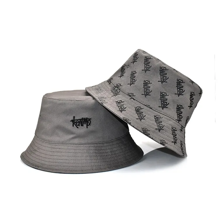KENMO Cotton Bucket Hats Unisex-20