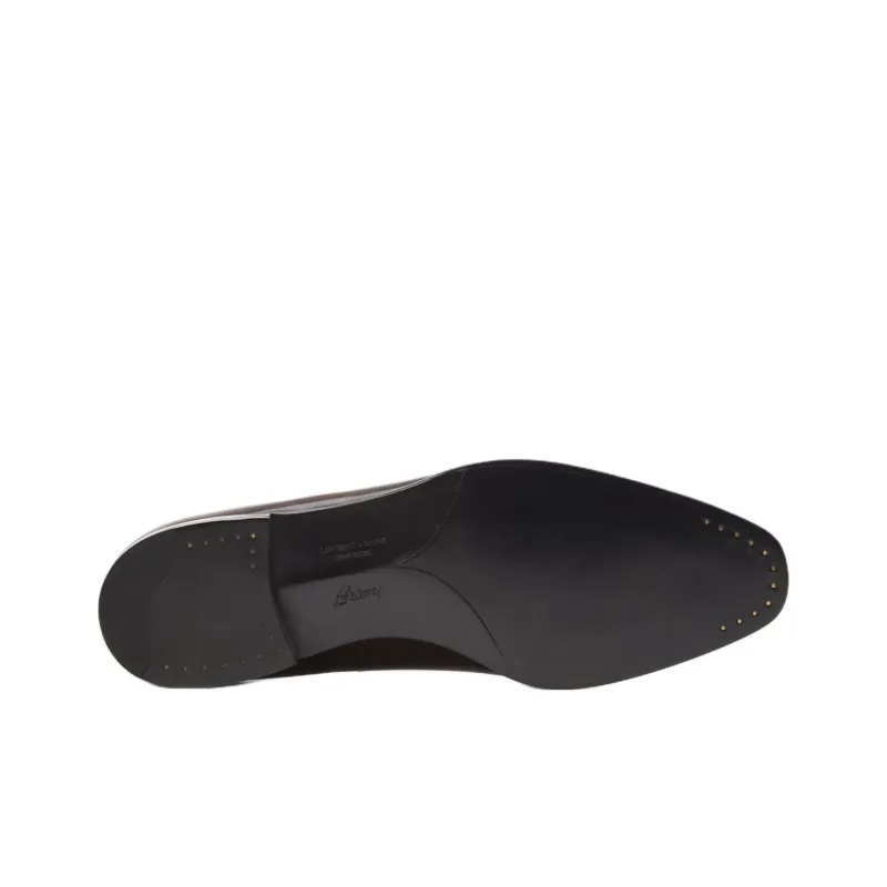 Brioni Dress Shoes Men Low-Top Brown-4