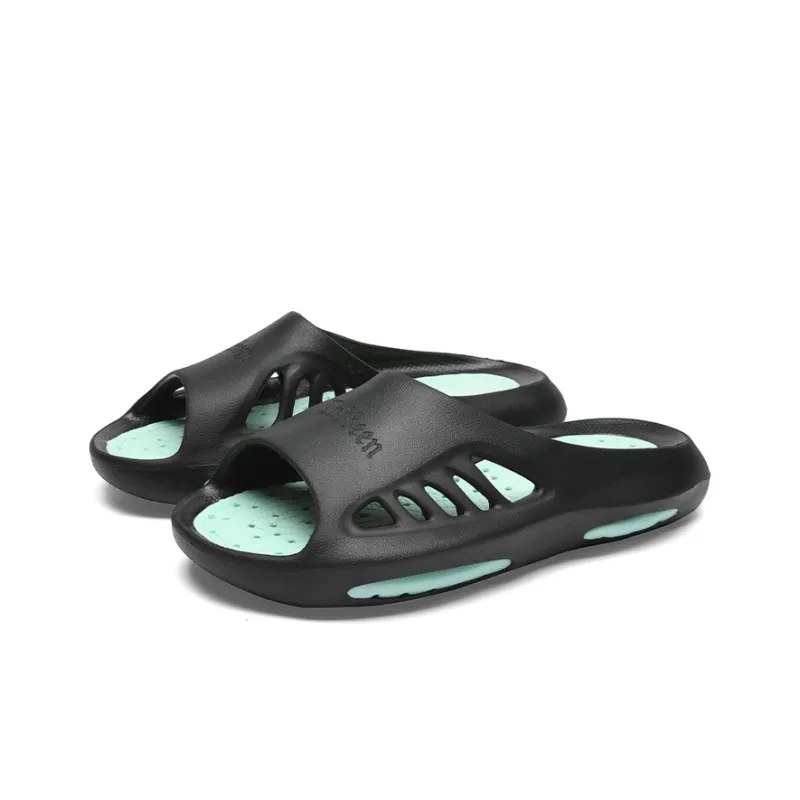 Cabbeen EVA Cut-Out Quick Dry Slide Slippers Men's White-12