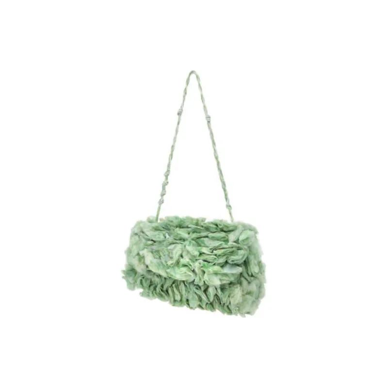 DRIES VAN NOTEN Fabric Portable Crossbody Bag Shoulder Bag Women's Green-3