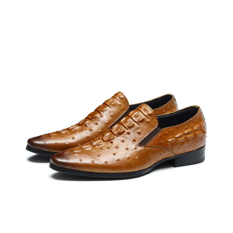 ASTON M.JAZZ Dress Shoes Men Low Top Black/Burgundy/Brown-12
