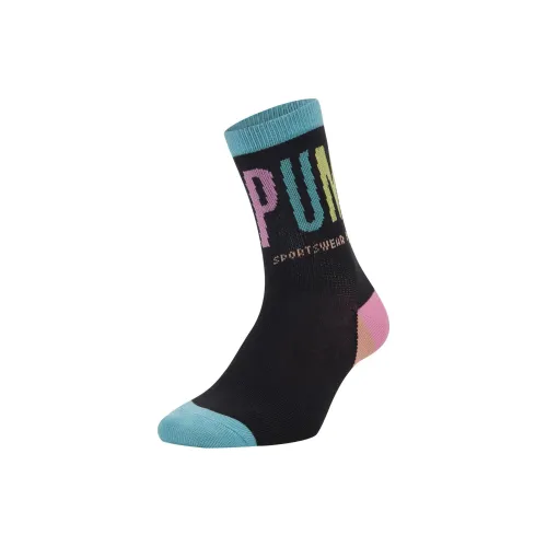 PUMA 1P APAC Mid-Calf Socks Unisex 1 Pack Black