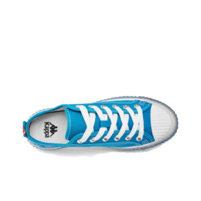 Kappa Electronic House Lightweight And Breathable Low Top Skateboard Shoes Unisex Blue-3