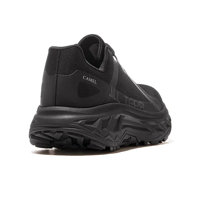 CAMEL Low Top Running Shoes Men's Phantom Black-4