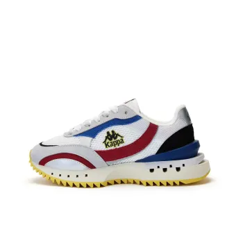 Kappa Cushioned Slip Resistant Support Low Top Casual Running Shoes Unisex White Red