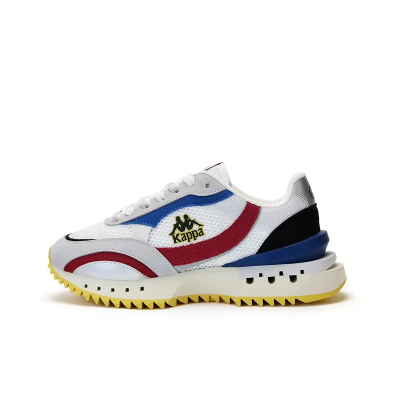 Kappa Cushioned Slip Resistant Support Low Top Casual Running Shoes Unisex White Red-0