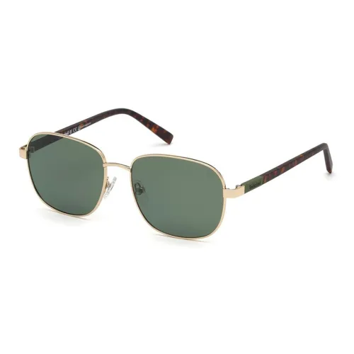 Timberland Metal Irregular Shape Sunglasses Men's Brown