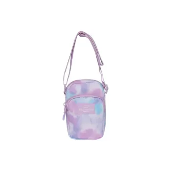 BECKMANN Polyester Shoulder Bag Unisex Pink Tie-Dye