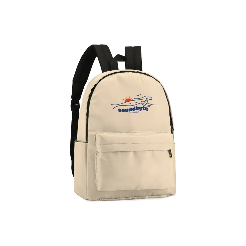 Soundbyte Polyester Backpack Laptop Bag Regular Unisex Yellow-1
