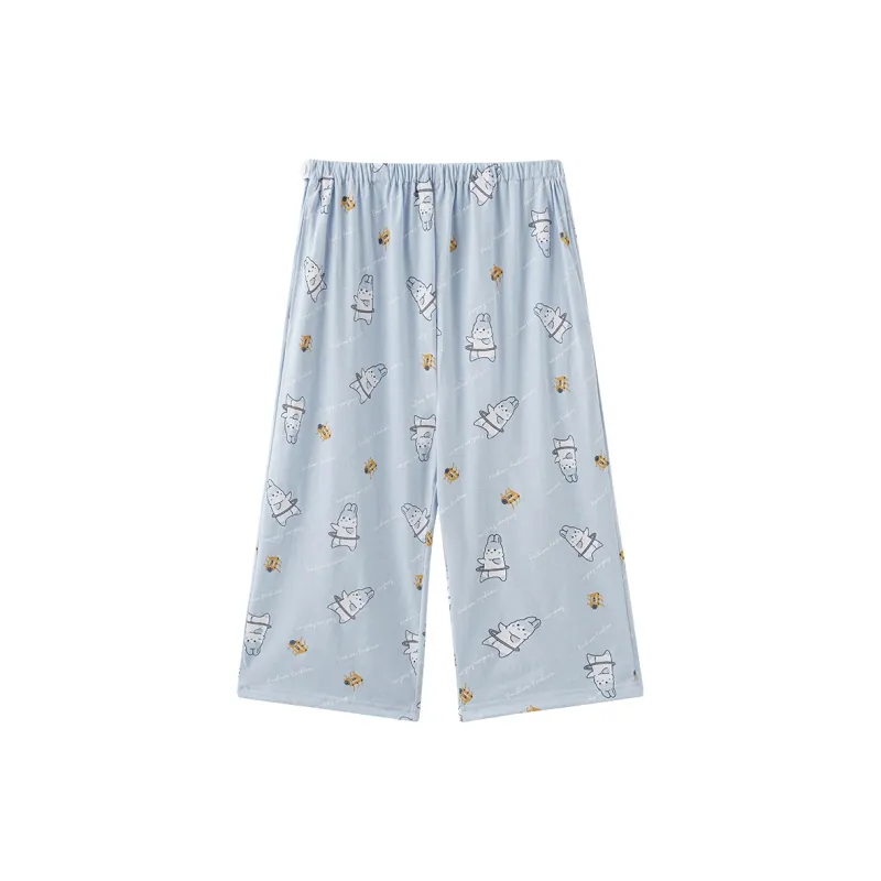 MADALLO Pajama Pants Women's Light Blue-0