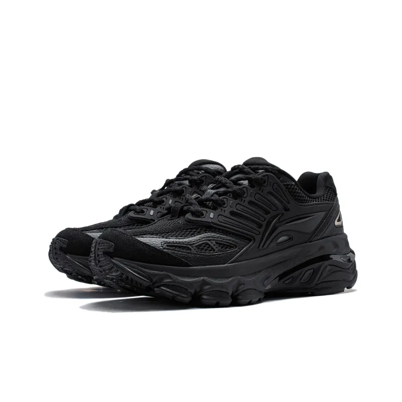 LiNing Twenty Mountains Cushioning Anti Slip And Wear Resistant Low Top Casual Shoes Women's Phantom Black-2