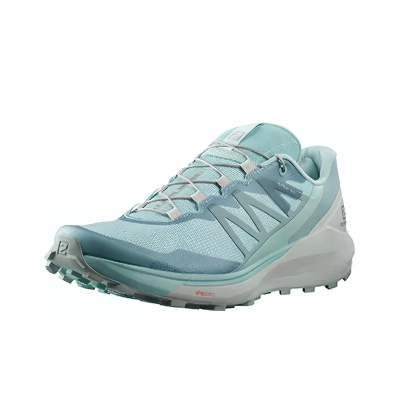 SALOMON Sense Ride 4 Cushioning Anti Slip And Wear Resistant Low Top Trail Running Running Shoes Men's Green-2