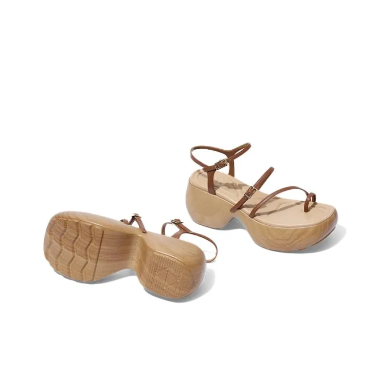 ZSAZSAZSU Strap Sandals 6.5cm Women's Dark Brown-4