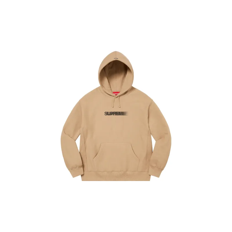 Supreme Motion Logo Hooded Sweatshirt SS23 Khaki M - POIZON