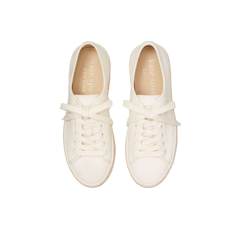 Kate Spade Low-Top Skateboard Shoes Women's Beige-2