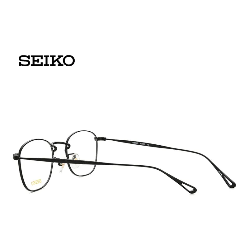 SEIKO Titanium Alloy Square Eyeglass Frames Unisex-2