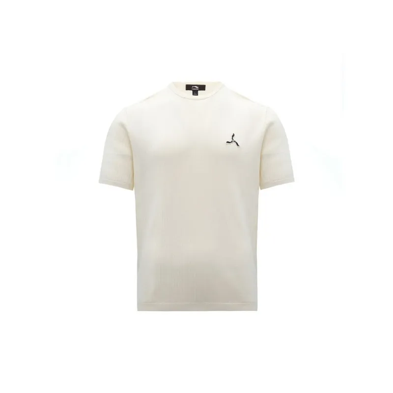 LI NING 1990 Blue Series T Shirt Men's Light Antique Yellow-0