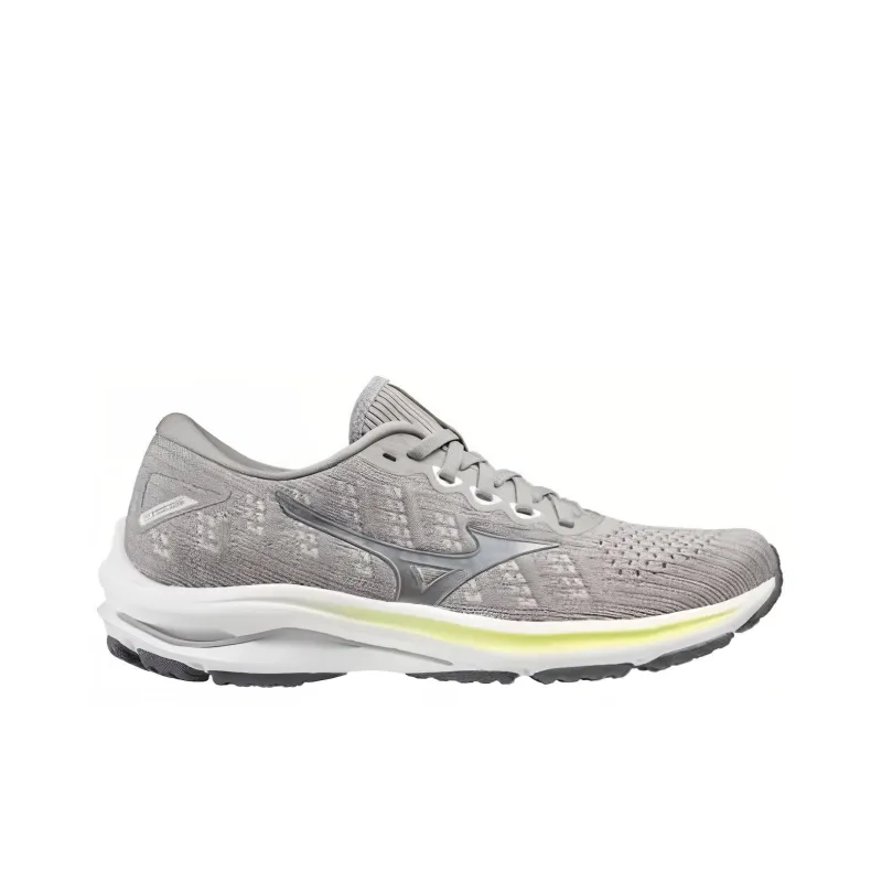Mizuno Women's Wave Rider 25 Waveknit Wide 'Grey Green' Women's-1
