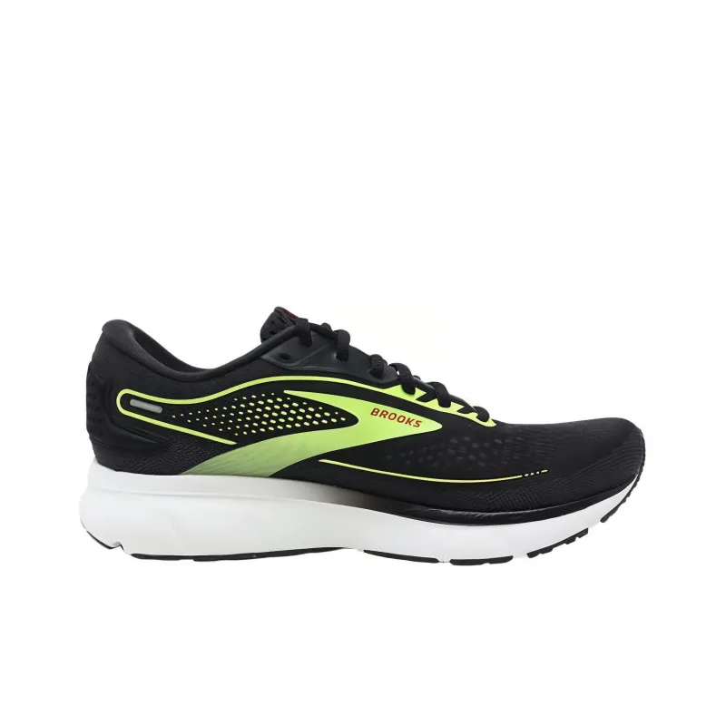 Brooks Trace 2 Cushioning Breathable Low-Top Running Shoes Men's Black-1