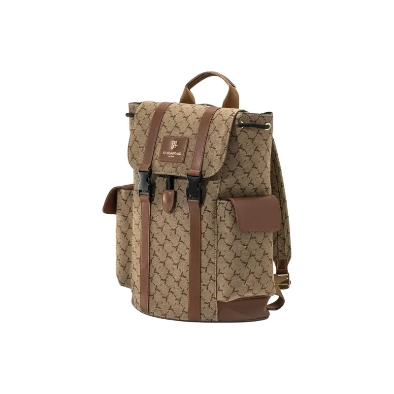 SEVEN PVC Carry Backpack Men's Khaki-2