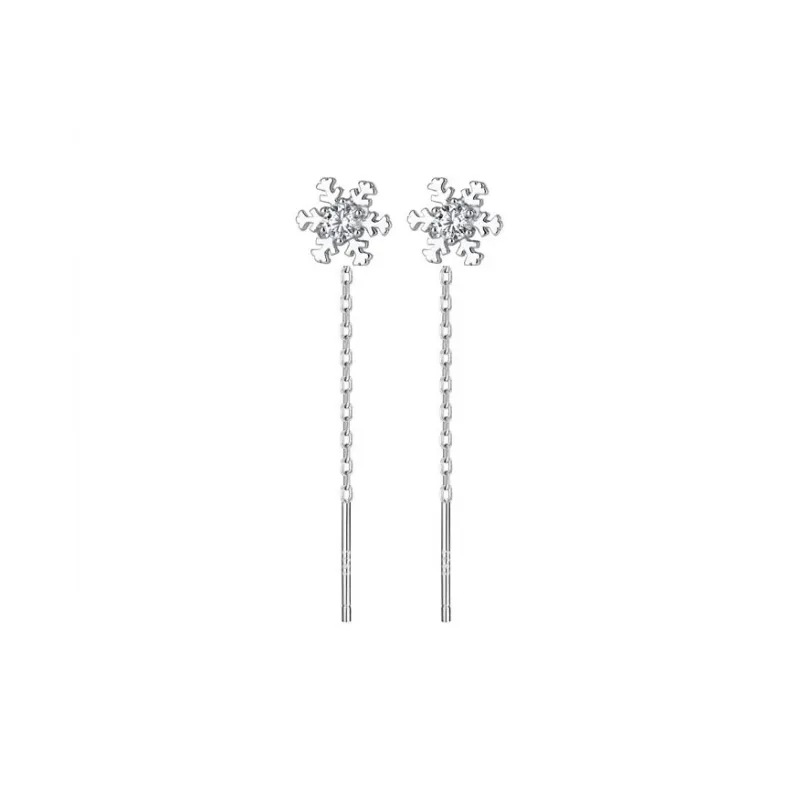 AITAO 999 Fine Silver Drop Earrings Women's Niche-0