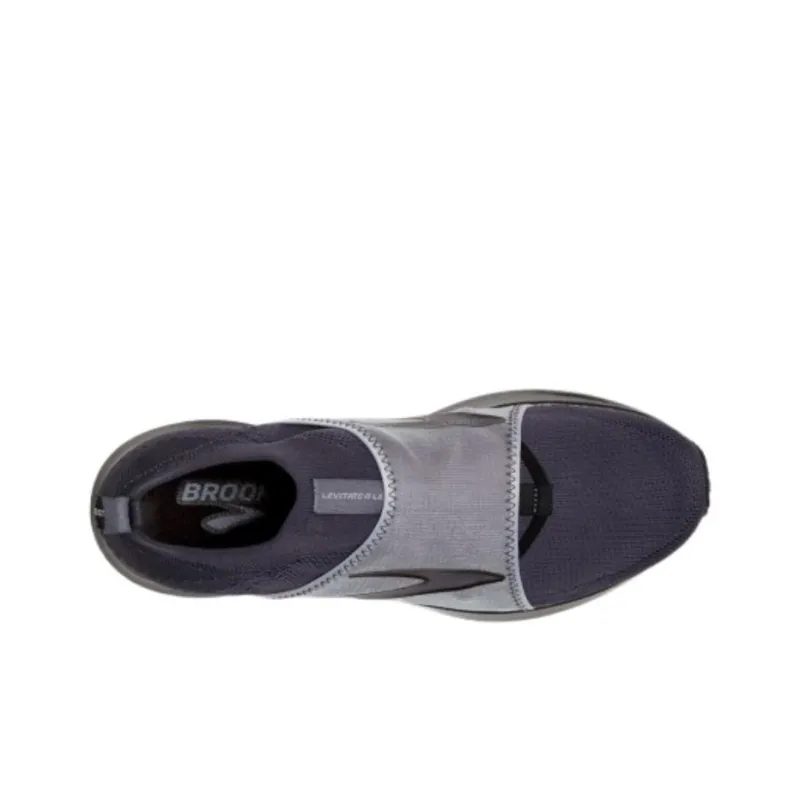 Brooks Levitate GTS Cushioning Wear-Resistant Low-Top Running Shoes Men's Gray Blue-3