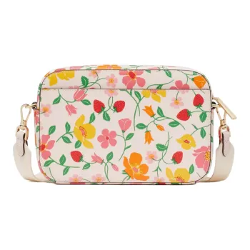 Kate Spade Cross Grain PVC Camera Bag, Shoulder Bag, Crossbody Bag Mini Women's Pink Multicolor