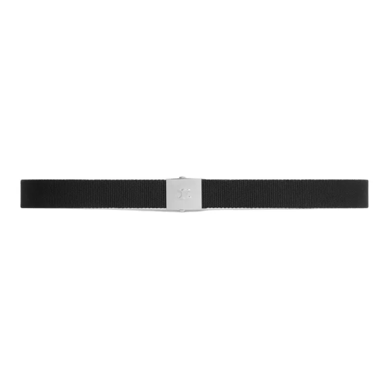 CELINE Large Skater Logo Engraved Belt-1